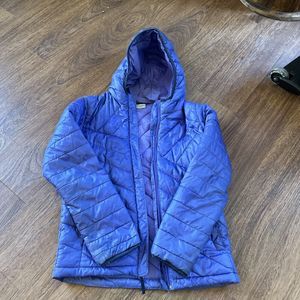 Columbia puffer jacket kids Size m (10/12) - Purple With Hood